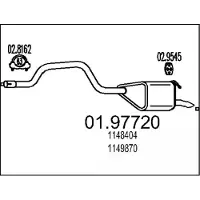 MTS 01.97720 Einddemper