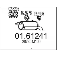 MTS 01.61241 Einddemper