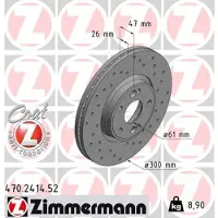 ZIMMERMANN 470.2414.52 Remschijf