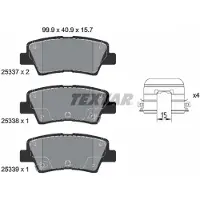 Textar Remblokset 2533707, achter
