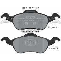 Textar Remblokset 2315402, voor