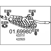 MTS 01.69980 Einddemper