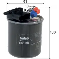 Valeo 587608 Brandstoffilter