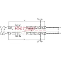 METZGER 10.5335 Handremkabel