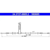 Ate 24.3727-0685.2 Handremkabel