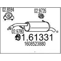 MTS 01.61331 Einddemper