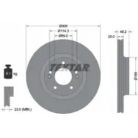 Textar 92333203 Remschijf