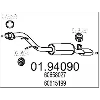 MTS 01.94090 Einddemper