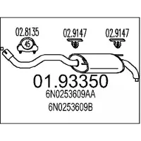 MTS 01.93350 Einddemper