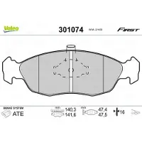 Valeo 301074 Remblokken