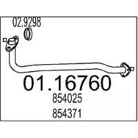 MTS 01.16760 Voorpijp