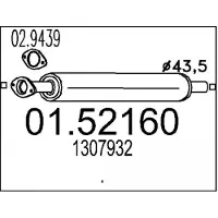 MTS Middendemper 01.52160