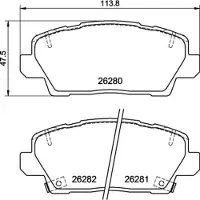Brembo P 30 125 Remblokken