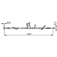 Bosch 1 987 482 919 Handremkabel