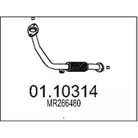 MTS 01.10314 Voorpijp
