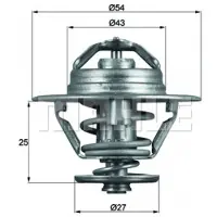 MAHLE ORIGINAL Thermostaat, koelvloeistof TX 93 74D