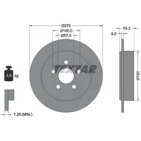 Textar 92108600 Remschijf