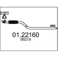 MTS Uitlaatpijp 01.22160