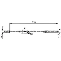 Bosch 1 987 482 545 Handremkabel