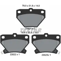 Textar Remblokset 2352101, achter