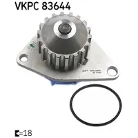 Skf Waterpomp VKPC 83644 SKF voor o.a. CITROEN, FIAT, PEUGEOT