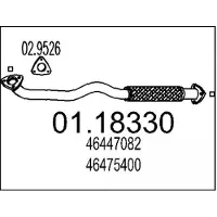 MTS 01.18330 Voorpijp