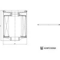 Blue Print ADBP230084 Brandstoffilter