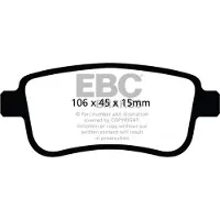 EBC Brakes DP42025R Remblokken