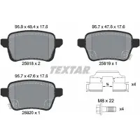 Textar Remblokset 2581802, achter
