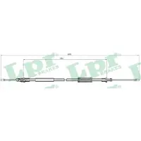 LPR C0107B Handremkabel