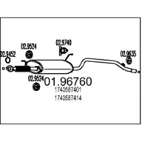 MTS 01.96760 Einddemper