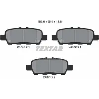 Textar 2577801 Remblokken