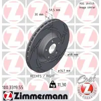 ZIMMERMANN 100.3319.55 Remschijf