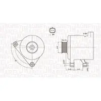 MAGNETI MARELLI 063731498010 Dynamo / Alternator