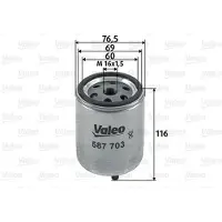 Valeo 587703 Brandstoffilter