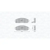 MAGNETI MARELLI 363916060982 Remblokken