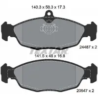 Textar 2448701 Remblokken