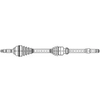 METELLI Aandrijfas 17-1391