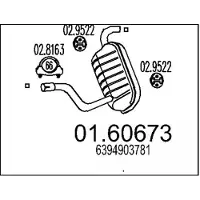 MTS Einddemper 01.60673