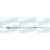 LPR C0214B Handremkabel