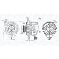 MAGNETI MARELLI 063733526010 Dynamo / Alternator