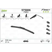 Valeo ruitenwisser 575006 voor VW Golf IV (3-deurs, modelcode 1J1) en POLO (9N_), lengte 530mm