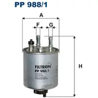 FILTRON Brandstoffilter PP988/1