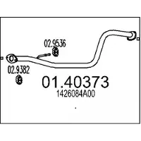 MTS Uitlaatpijp 01.40373