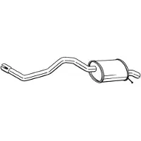 Bosal Geluiddemper achter 279-891