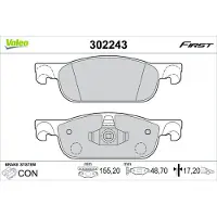 Valeo 302243 Remblokken