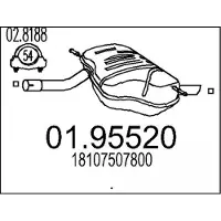 MTS 01.95520 Einddemper