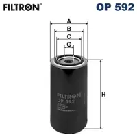 FILTRON OP 592 Oliefilter