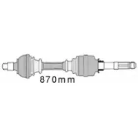 MAPCO 16421 Aandrijfas