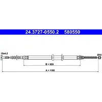 Ate 24.3727-0550.2 Handremkabel